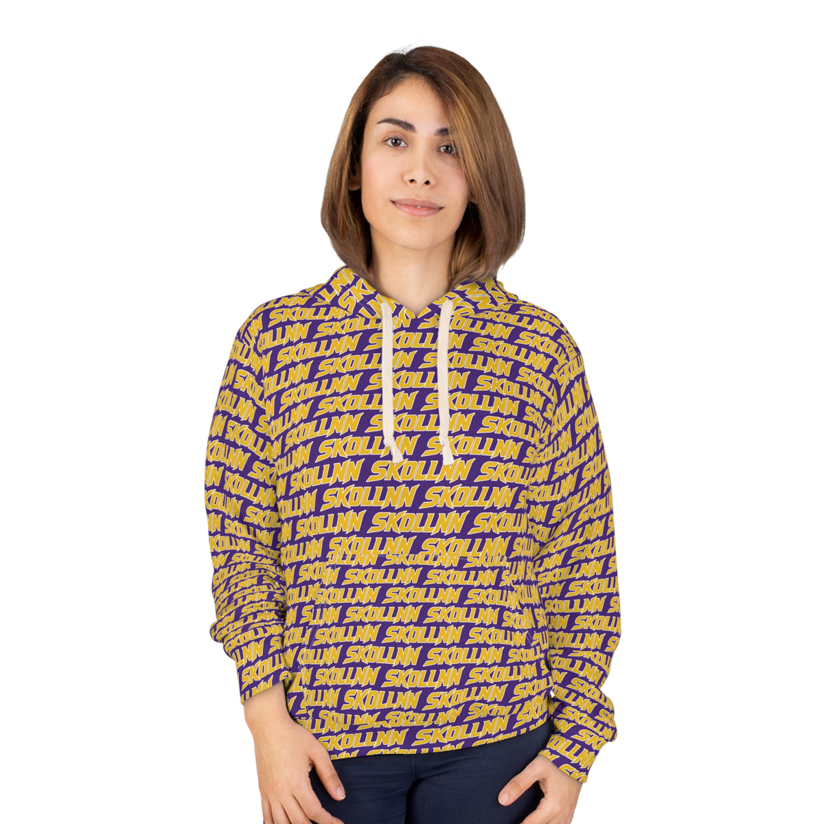 Unisex Hoodie - Purple - SKOLLNN