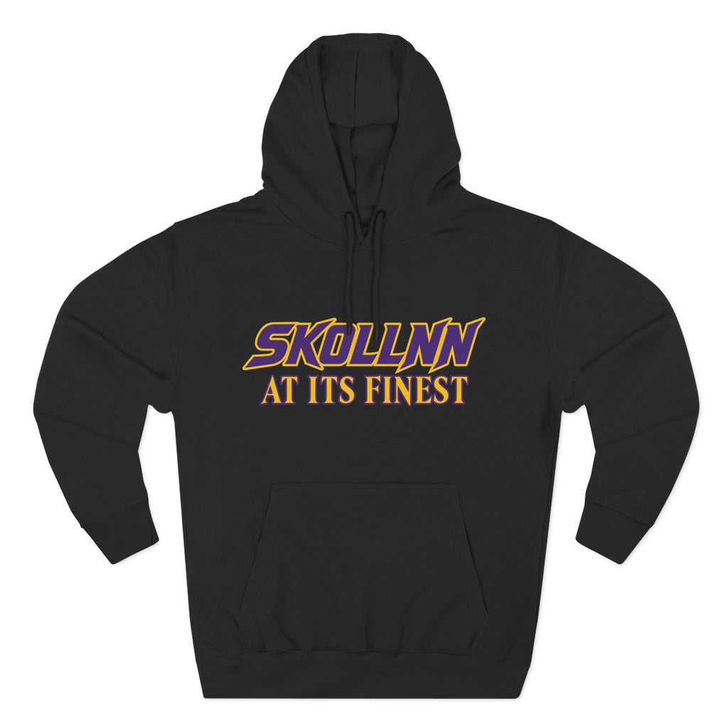 Three-Panel Fleece Hoodie - AT IT'S FINEST