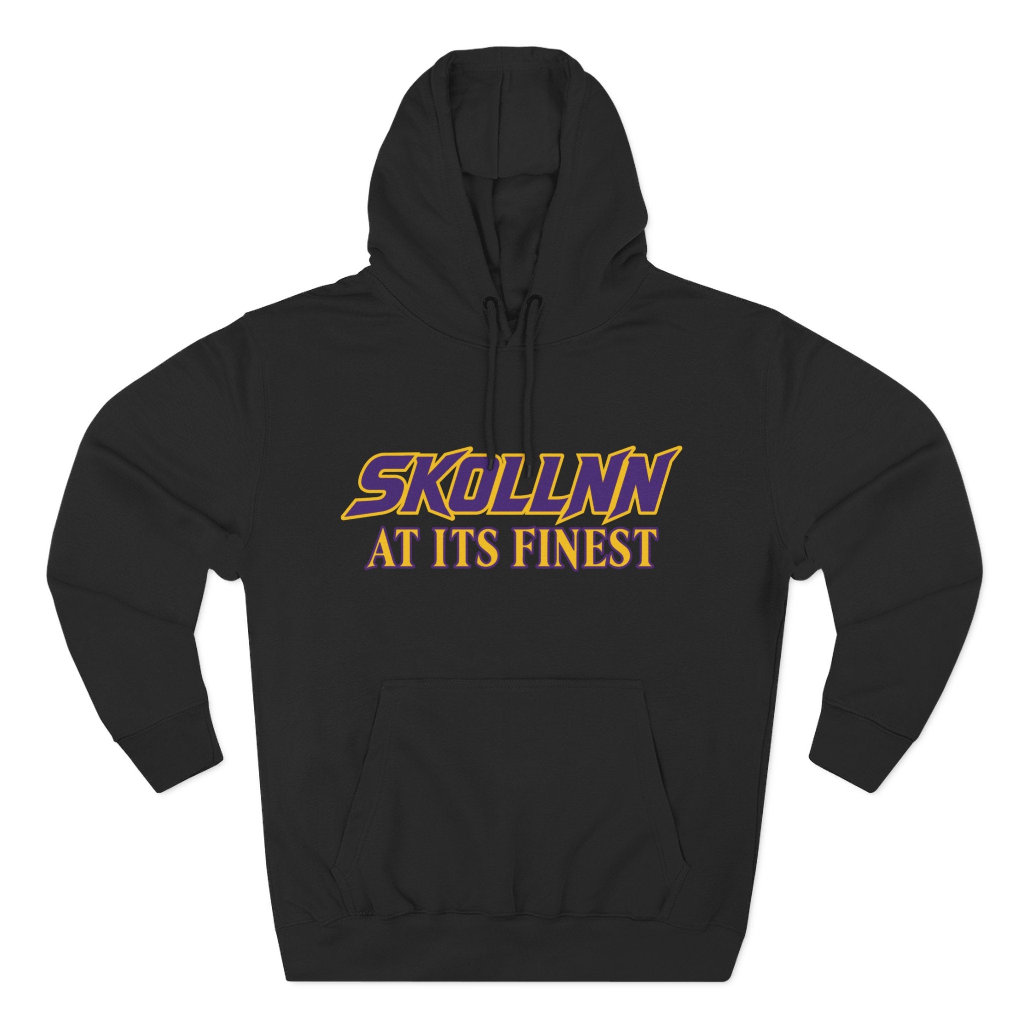 Three-Panel Fleece Hoodie - AT IT'S FINEST