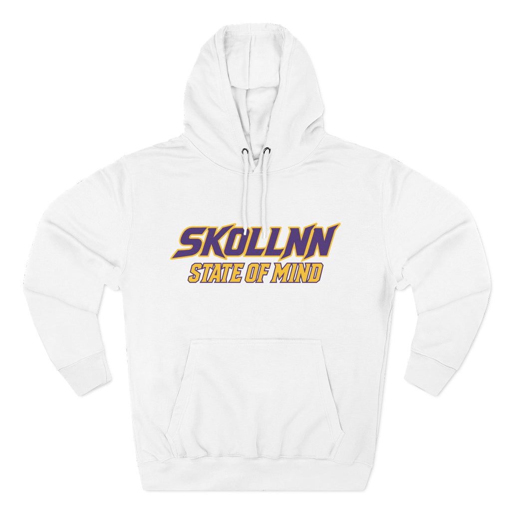 Three-Panel Fleece Hoodie - STATE OF MIND