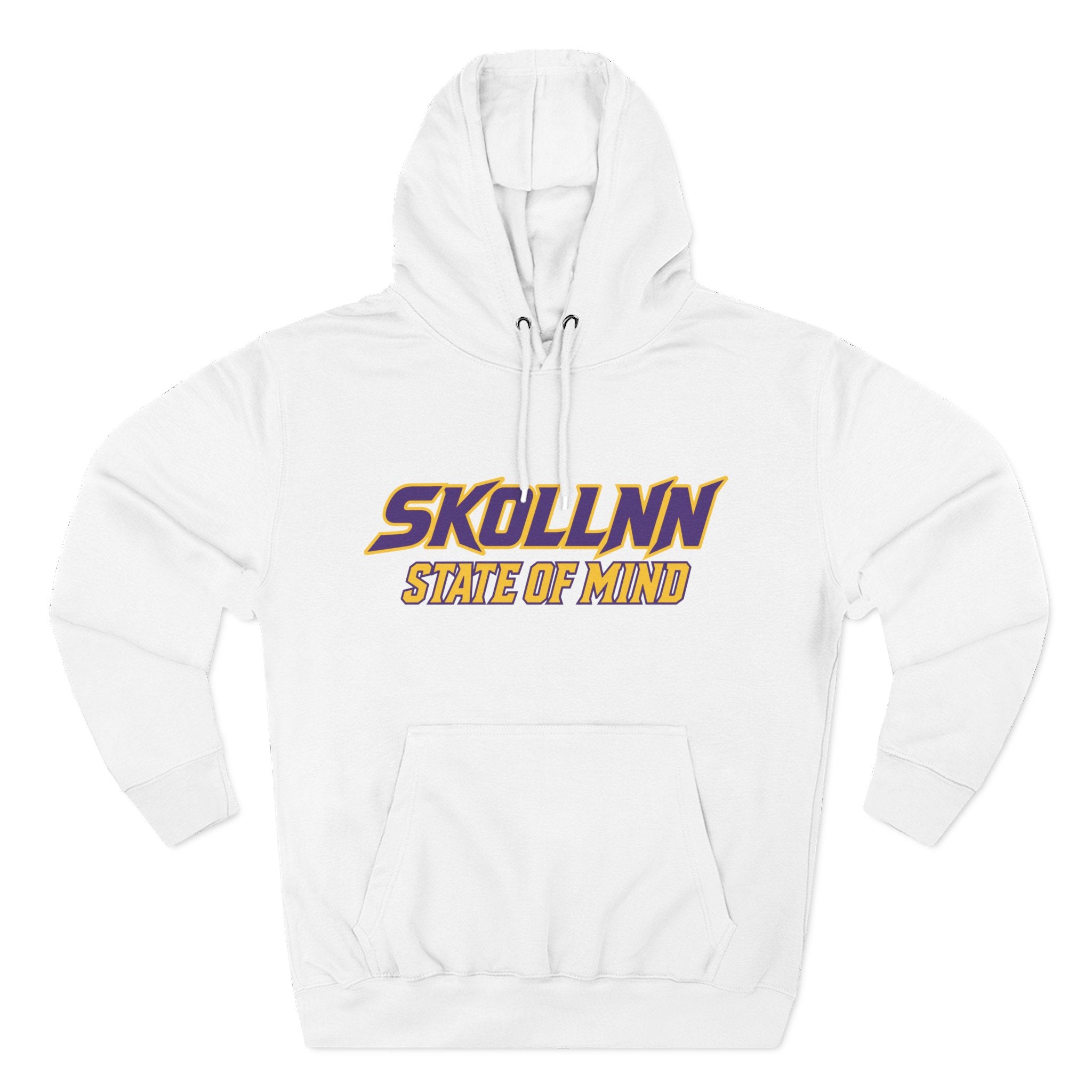 Three-Panel Fleece Hoodie - STATE OF MIND