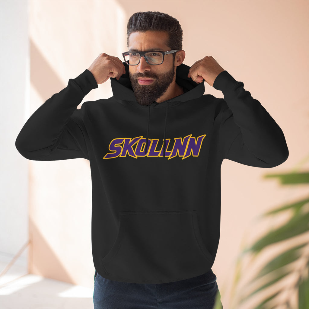 Three-Panel Fleece Hoodie - SKOLLNN