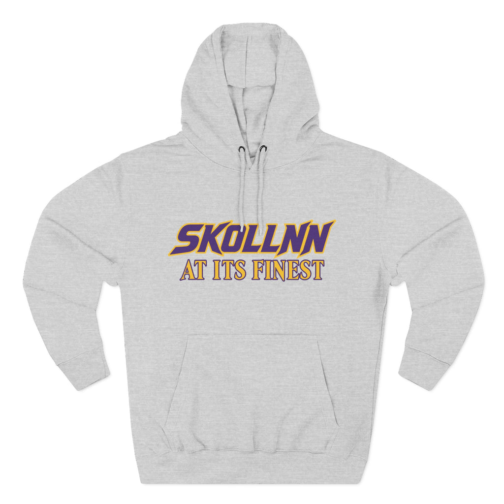 Three-Panel Fleece Hoodie - AT IT'S FINEST
