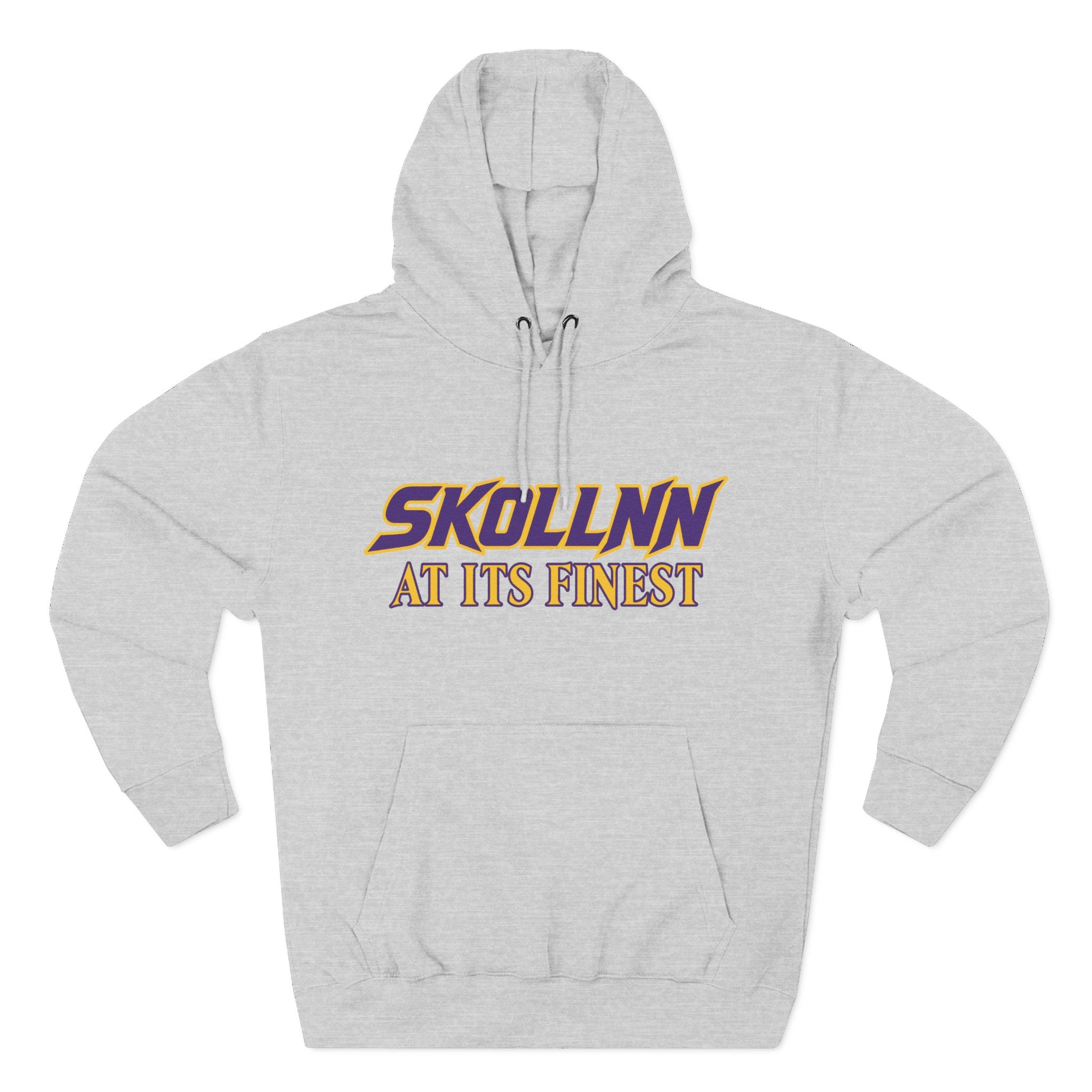 Three-Panel Fleece Hoodie - AT IT'S FINEST