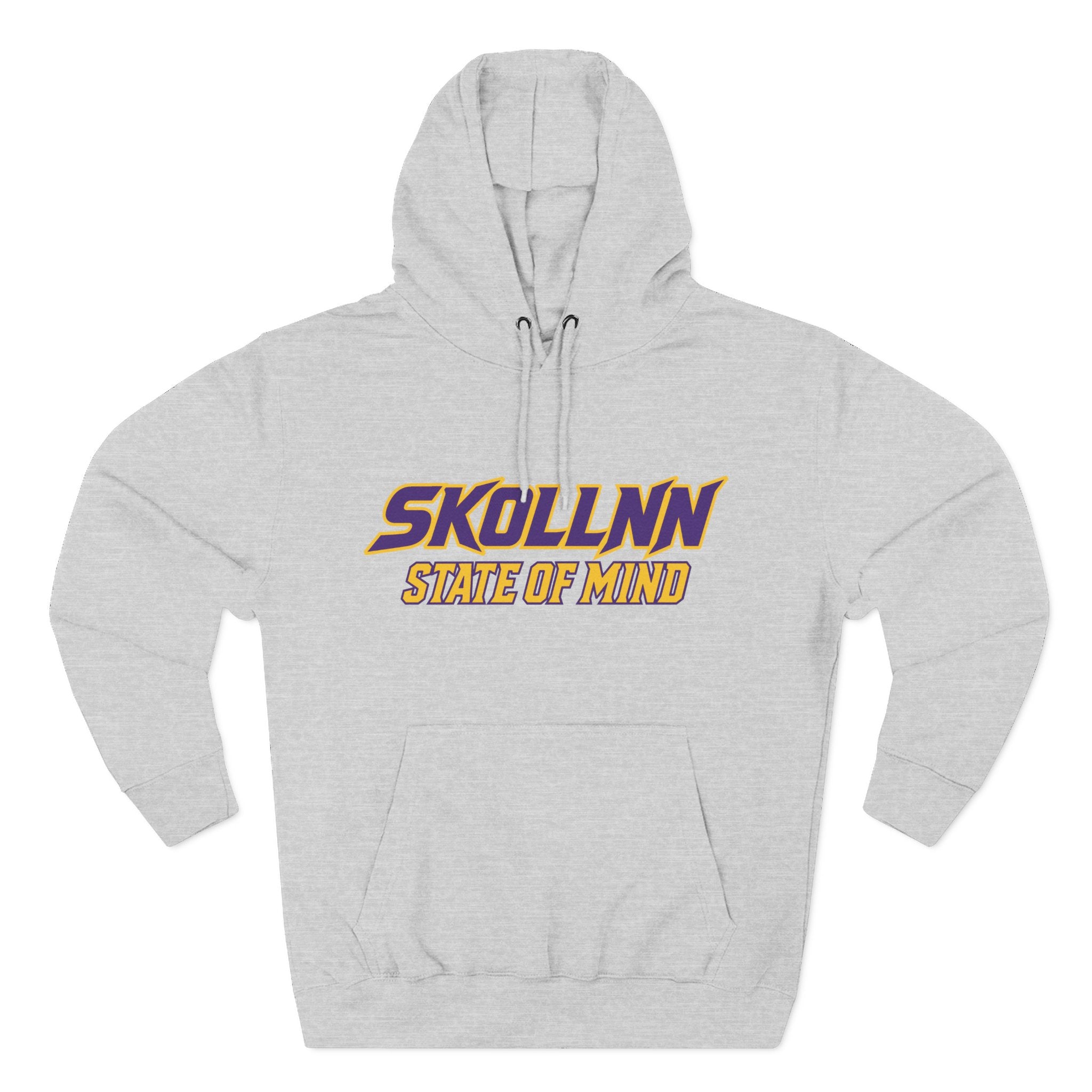 Three-Panel Fleece Hoodie - STATE OF MIND