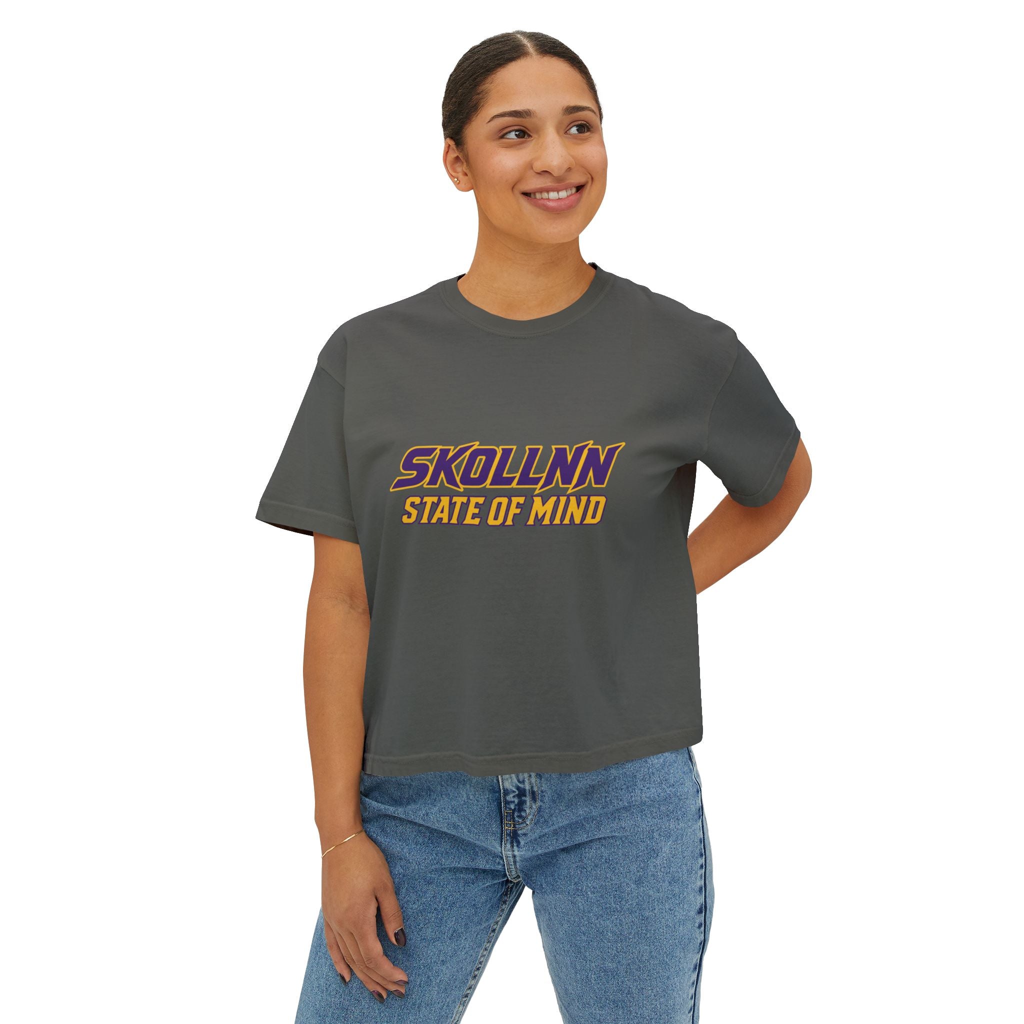 Women's Boxy Tee - STATE OF MIND