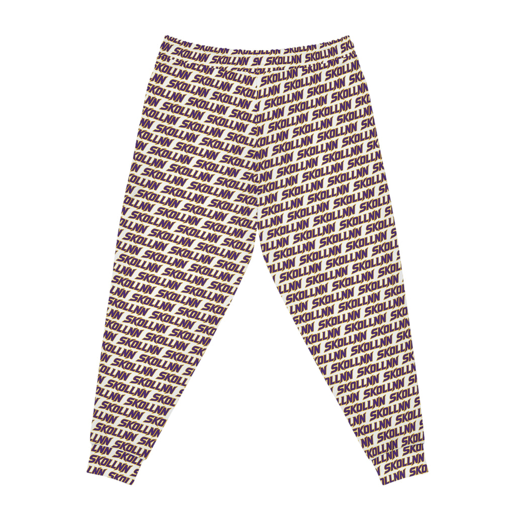 Athletic Joggers - White - SKOLLNN