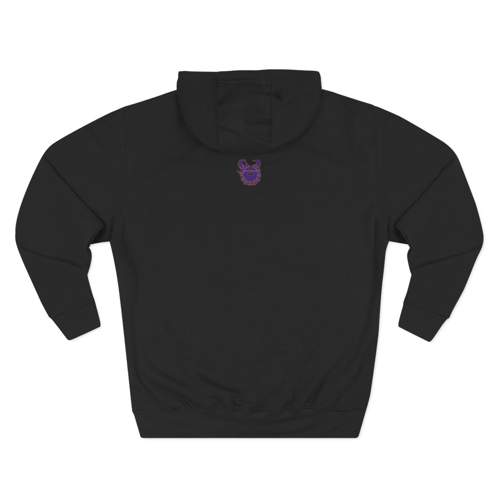 Three-Panel Fleece Hoodie - SKOLLNN