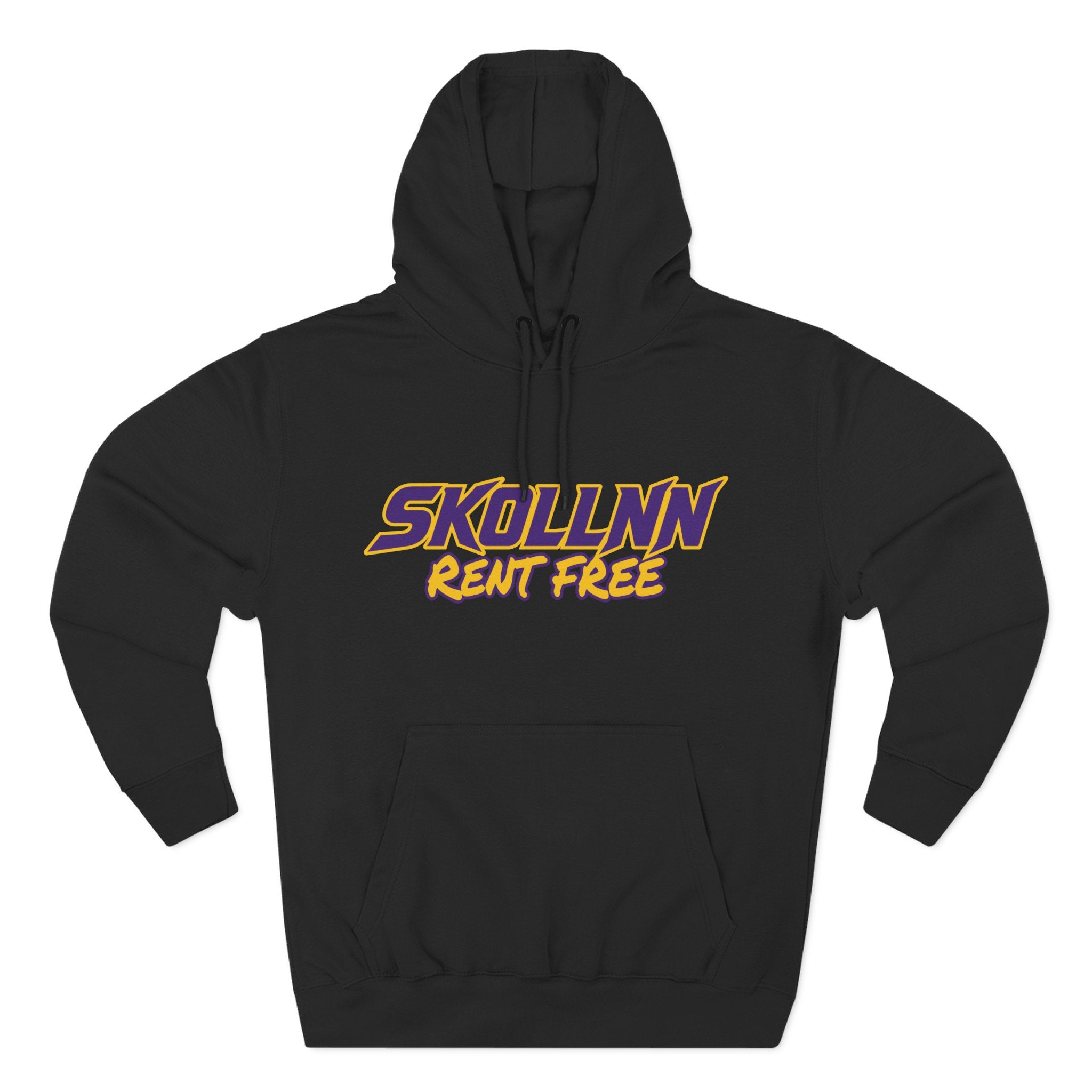 Three-Panel Fleece Hoodie - RENT FREE