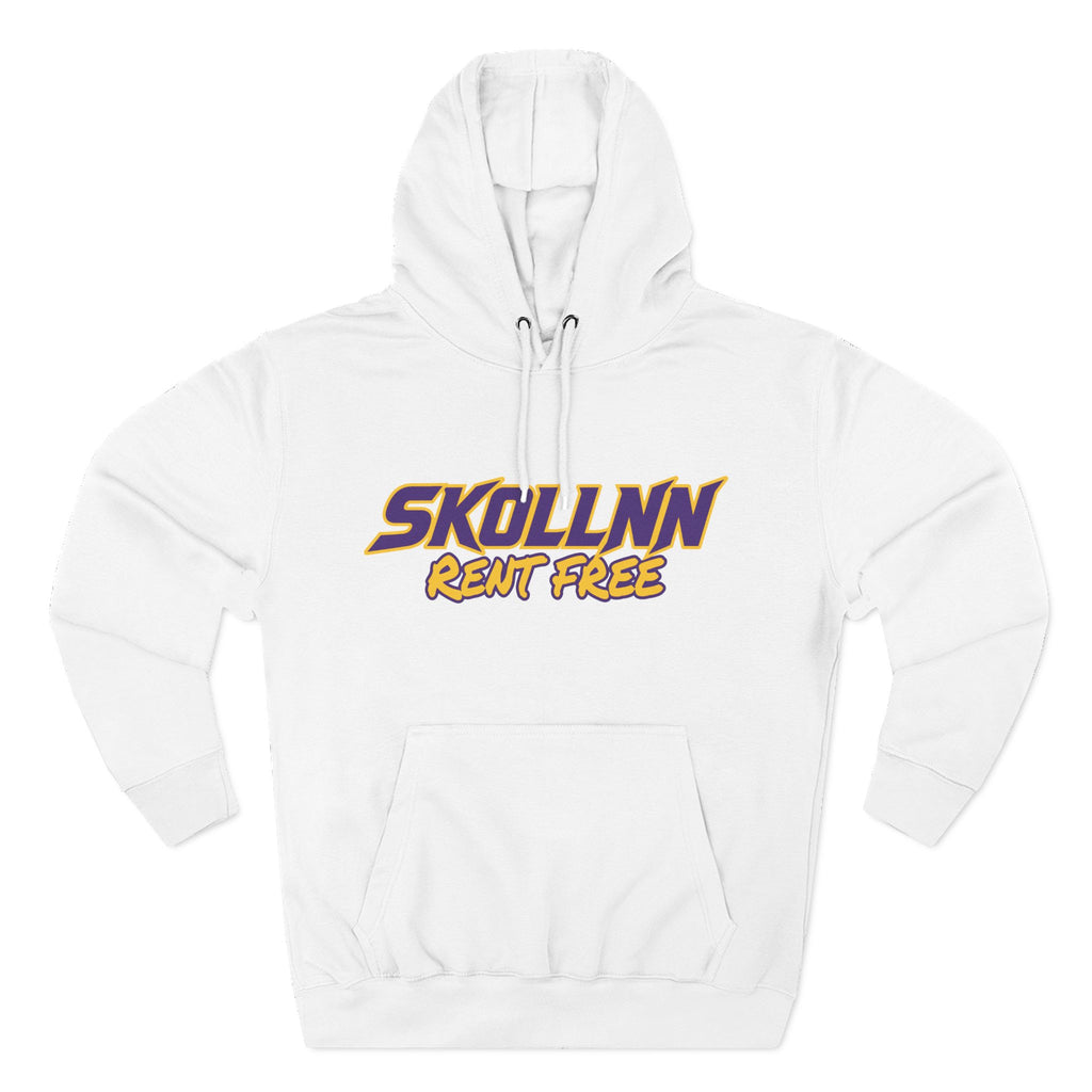 Three-Panel Fleece Hoodie - RENT FREE