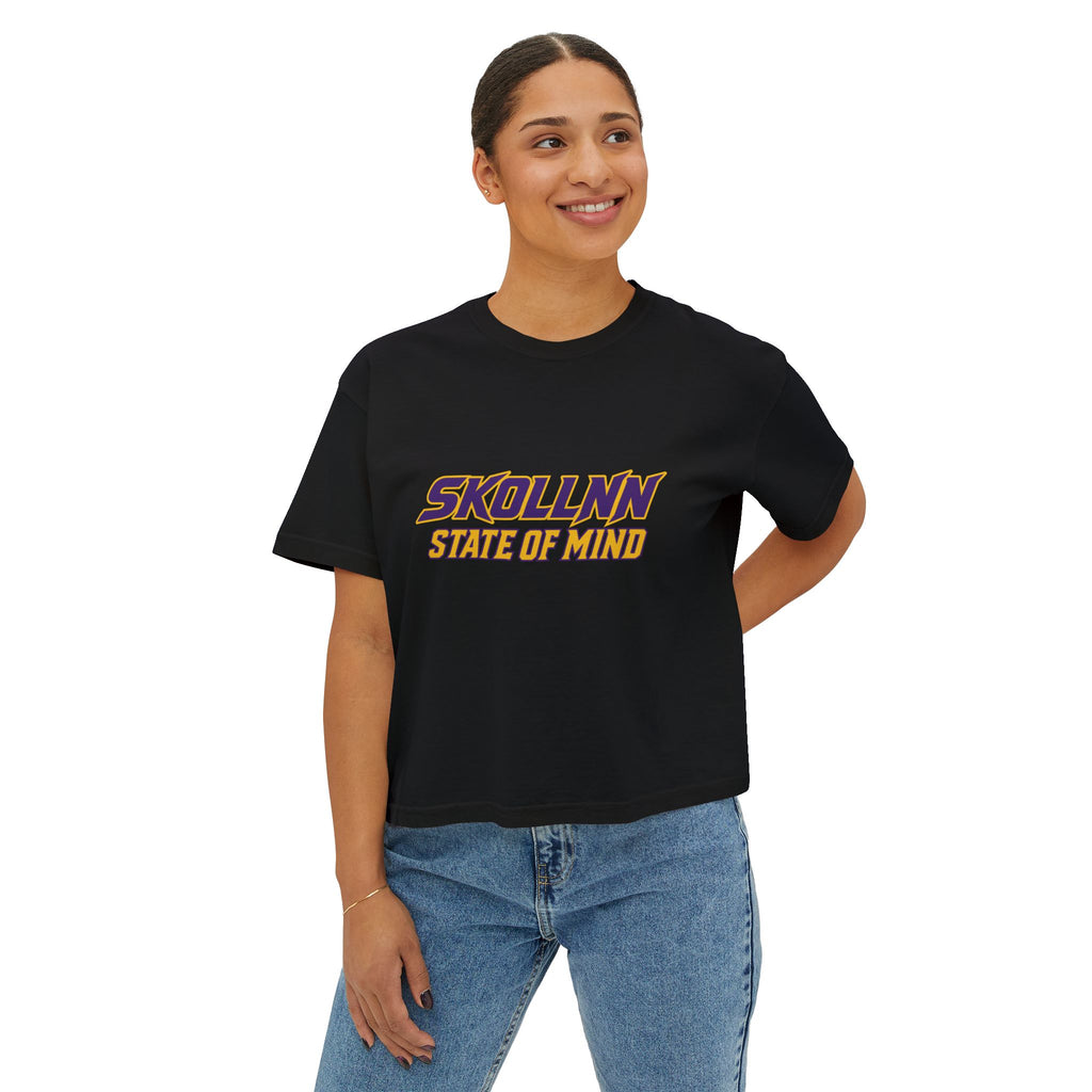 Women's Boxy Tee - STATE OF MIND