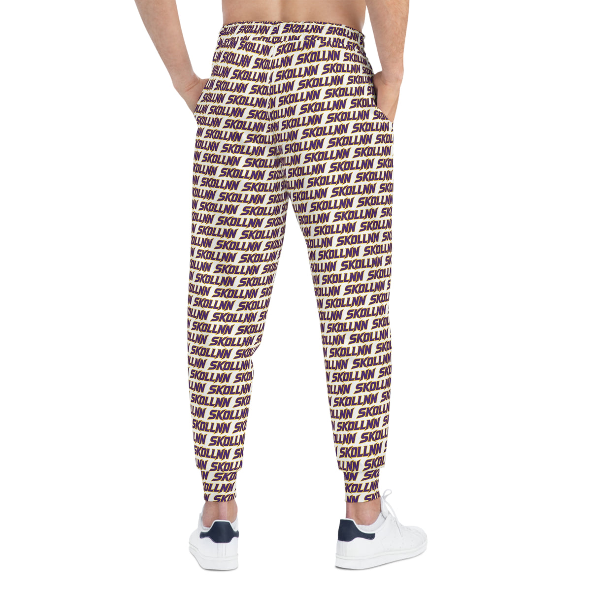 Athletic Joggers - White - SKOLLNN