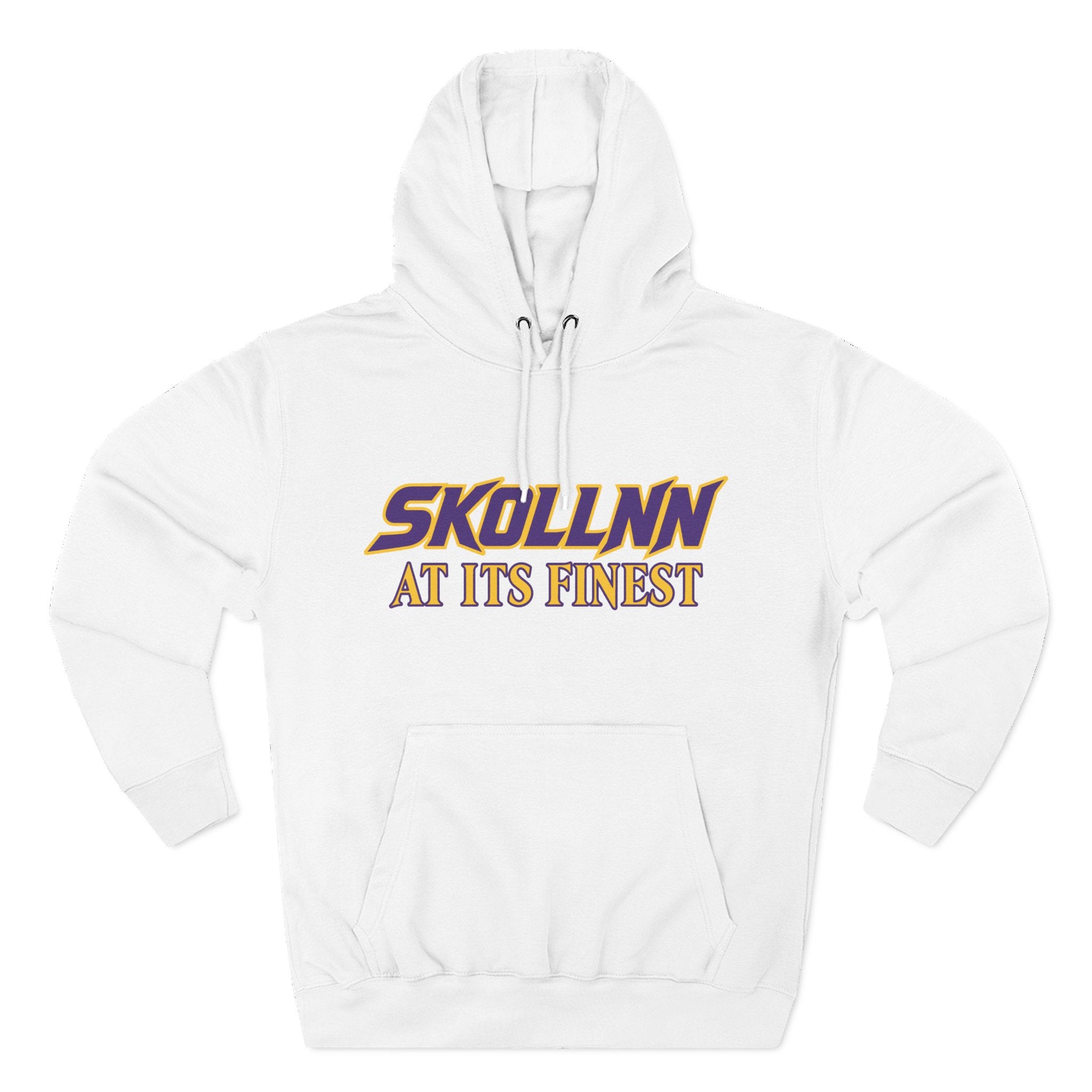 Three-Panel Fleece Hoodie - AT IT'S FINEST