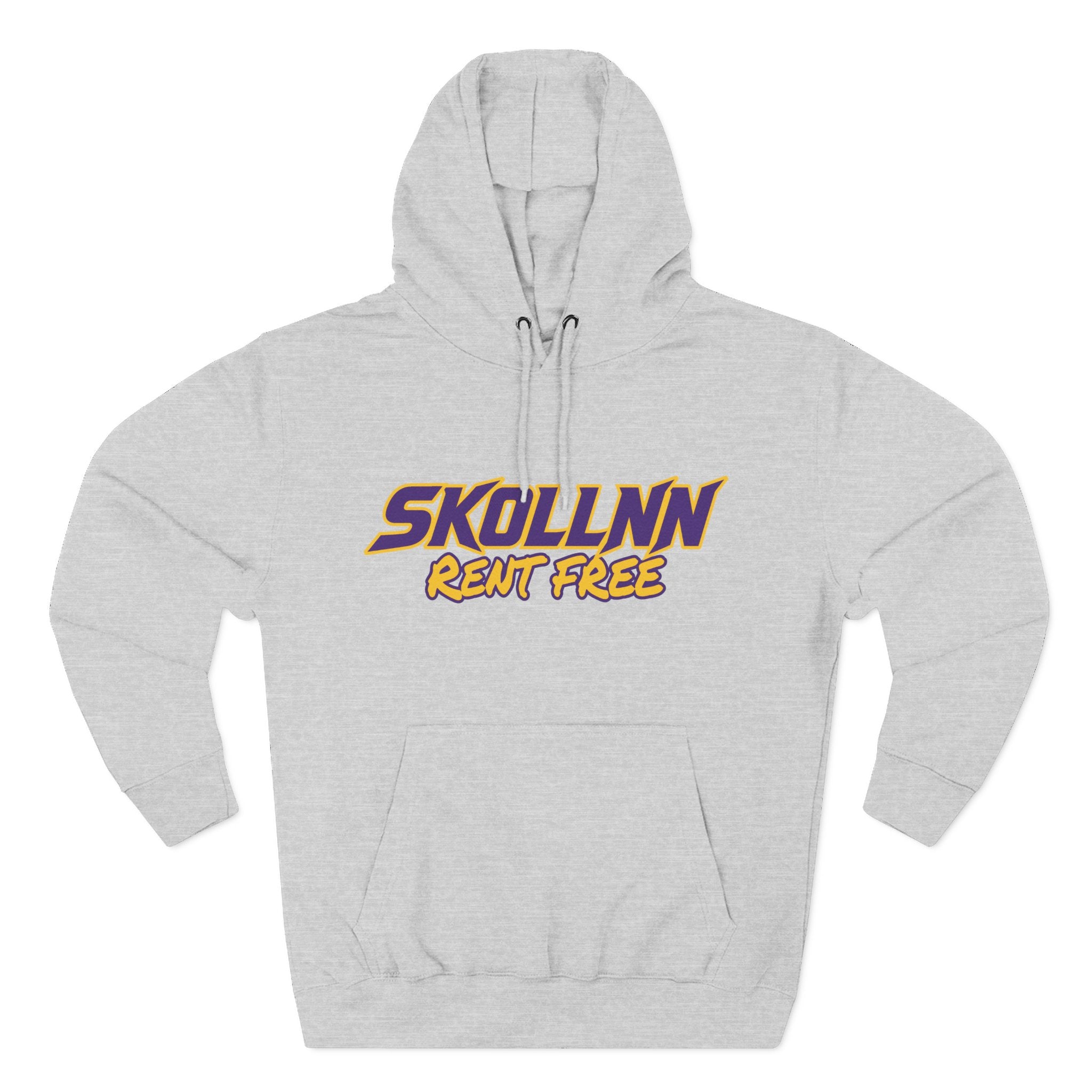 Three-Panel Fleece Hoodie - RENT FREE