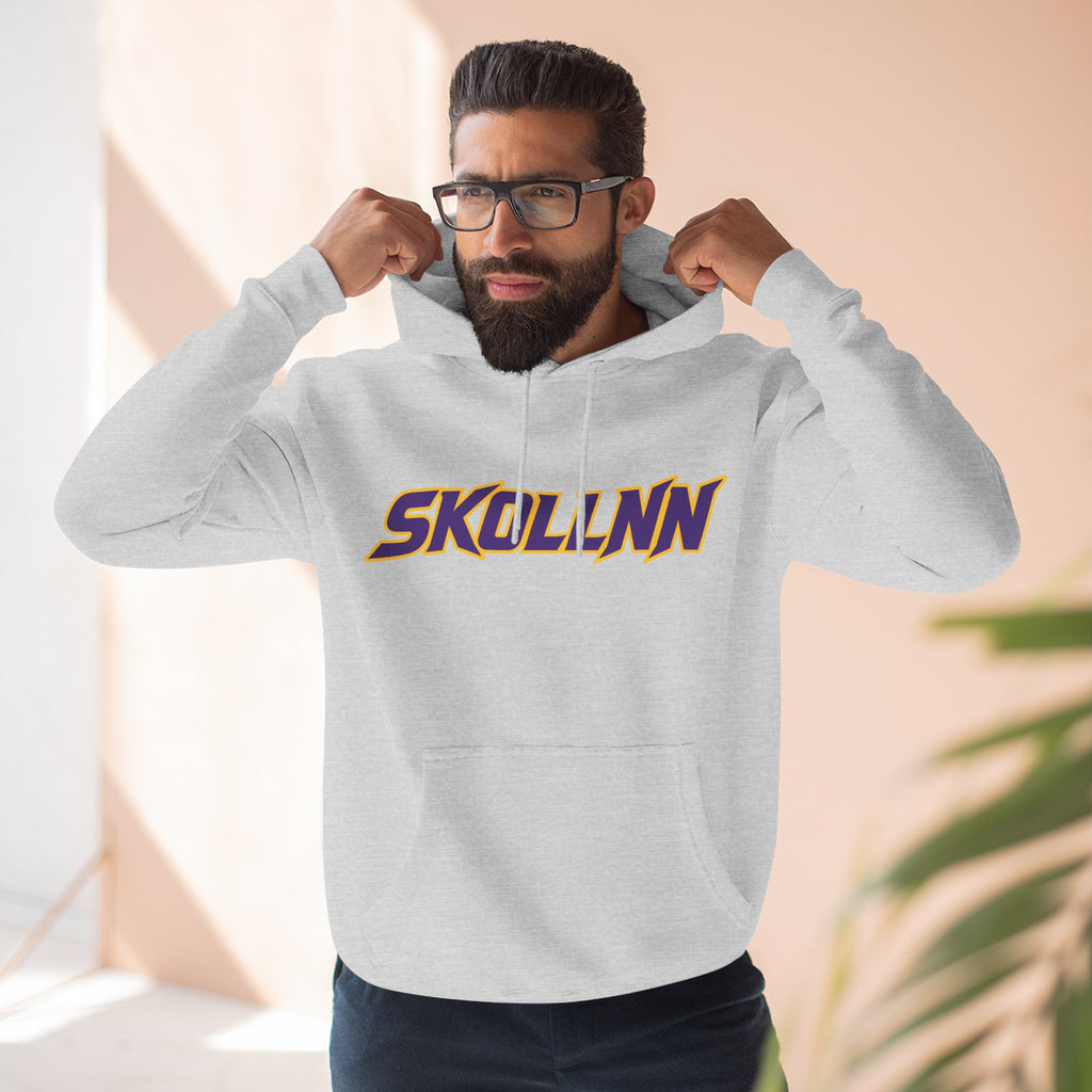 Three-Panel Fleece Hoodie - SKOLLNN