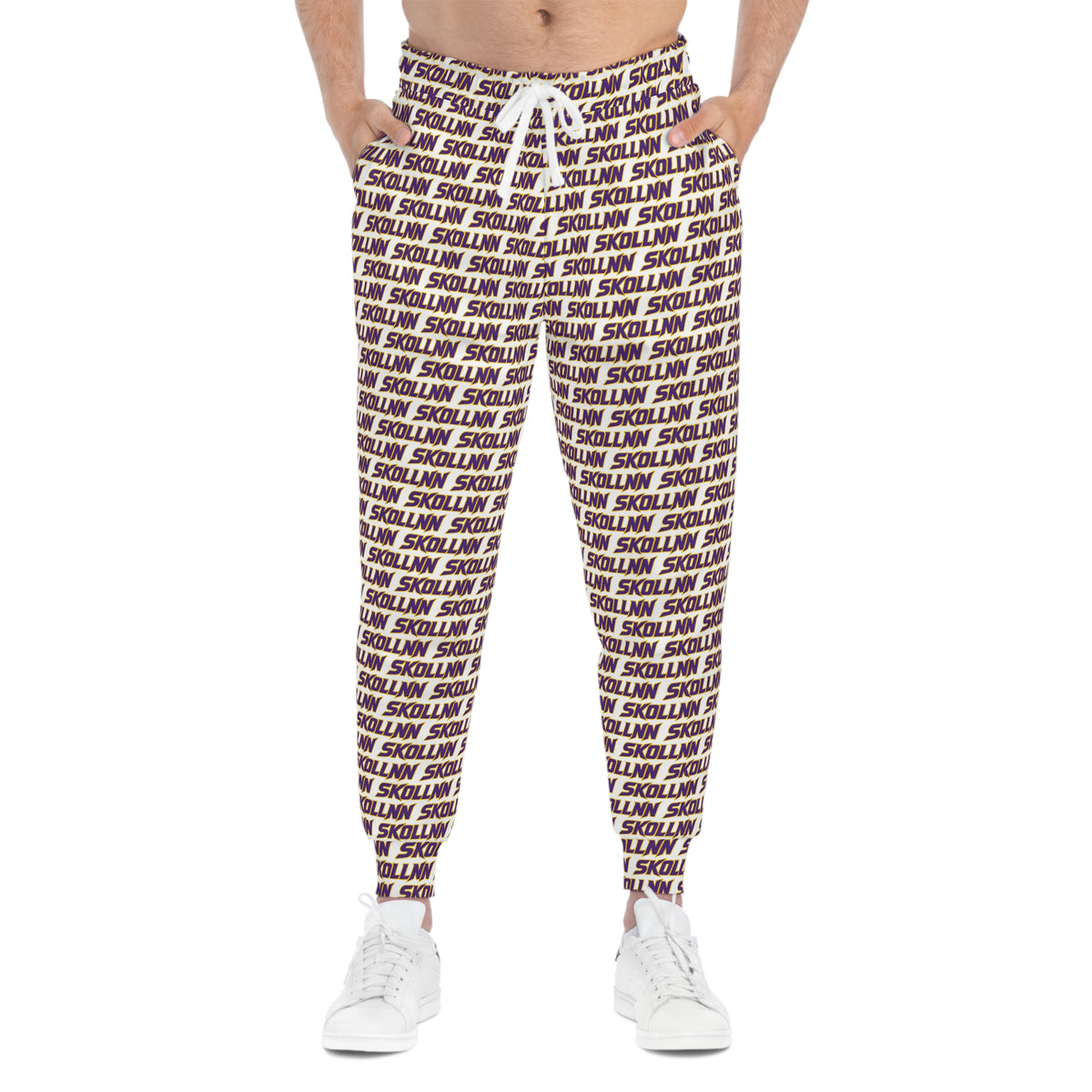 Athletic Joggers - White - SKOLLNN